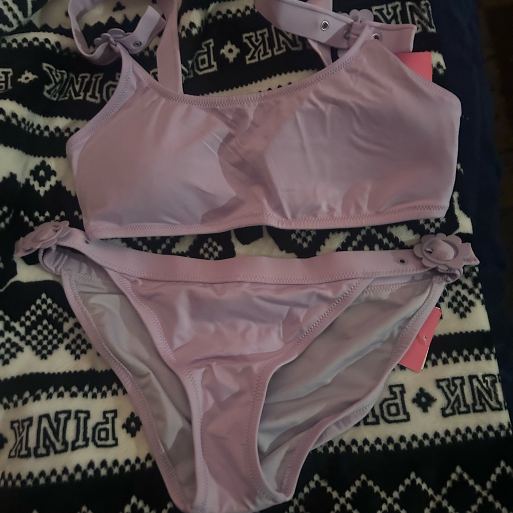 Beautiful Kate Spade lilac bikini bathing suit, brand new medium